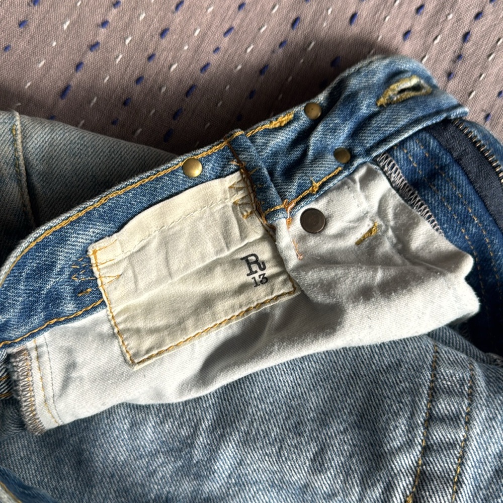 R13 foldover jean - Picture 8 of 10